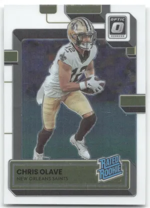 Chris Olave Rookie 2022 Donruss Optic New Orleans Saints