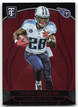 Chris Johnson 2024 Panini Totally Certified Mirror Red #/249 Tennessee Titans