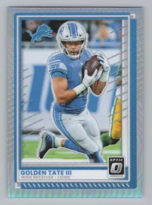 Golden Tate III 2025 Donruss Optic Holo Detroit Lions