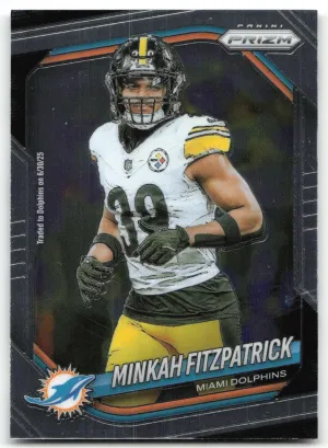 Minkah Fitzpatrick 2025 Panini Prizm Miami Dolphins