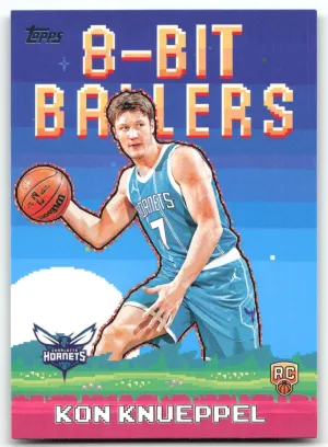 Kon Knueppel RC 2025-26 Topps 8-Bit Ballers Hornets