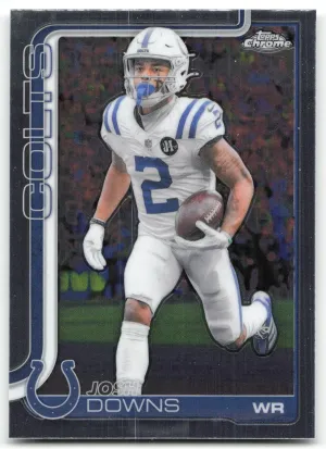 Josh Downs 2025 Topps Chrome Indianapolis Colts