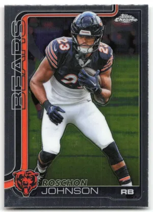 Roschon Johnson 2025 Topps Chrome Chicago Bears