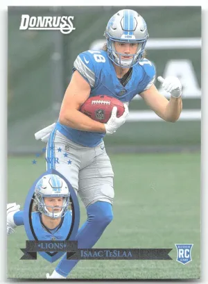 Isaac TeSlaa 2025 Donruss Retro 1995 Detroit Lions