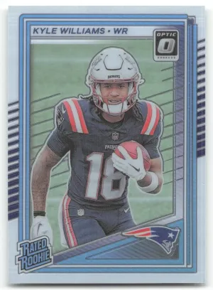 Kyle Williams Rookie 2025 Donruss Optic New England Patriots