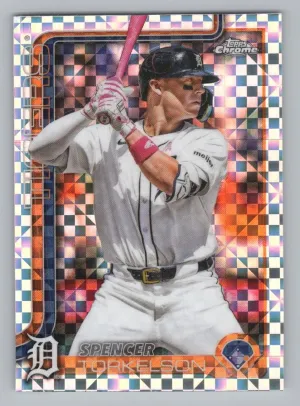 Spencer Torkelson 2025 Topps Chrome Update X-Fractors Detroit Tigers