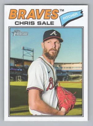 Chris Sale 2026 Topps Heritage Atlanta Braves