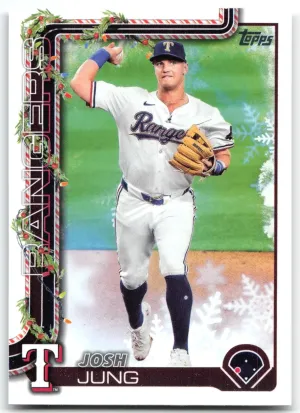 Josh Jung 2025 Topps Holiday Texas Rangers