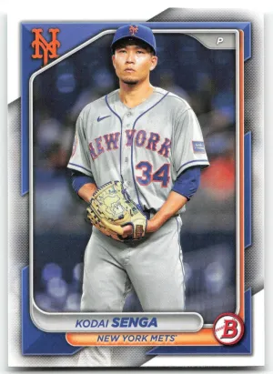 Kodai Senga 2024 Bowman New York Mets