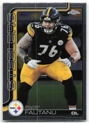 Troy Fautanu 2025 Topps Chrome Pittsburgh Steelers