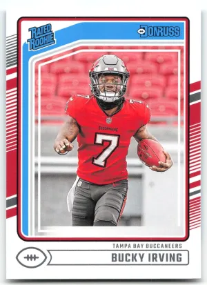 Bucky Irving RC 2024 Donruss Buccaneers