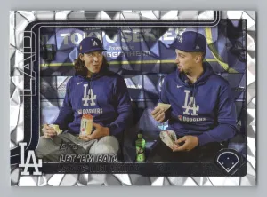 Blake Snell / Tyler Glasnow 2025 Topps Update Diamante Foil Dodgers