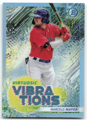 Marcelo Mayer 2022 Bowman Virtuosic Vibrations Red Sox