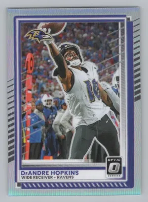 DeAndre Hopkins 2025 Donruss Optic Holo Baltimore Ravens