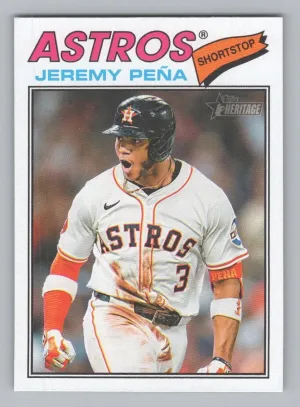 Jeremy Peña 2026 Topps Heritage Houston Astros