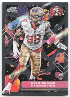 Mykel Williams Rookie 2025 Topps Chrome Cosmic San Francisco 49ers