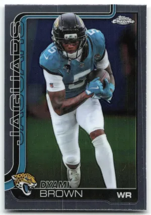 Dyami Brown 2025 Topps Chrome Jacksonville Jaguars