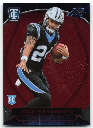 Jonathon Brooks Rookie 2024 Panini Totally Certified Mirror Red #/249