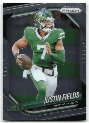 Justin Fields 2025 Panini Prizm New York Jets