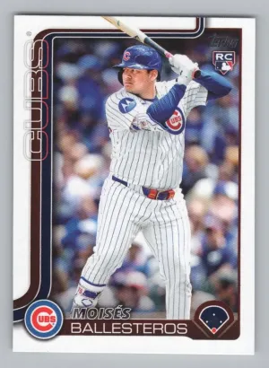 Moisés Ballesteros Rookie 2025 Topps Update Chicago Cubs