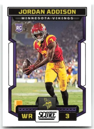 Jordan Addison Rookie 2023 Score Minnesota Vikings