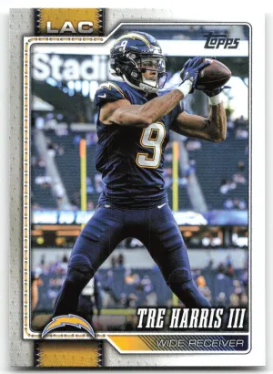 Tre Harris 2026 Topps Flagship Los Angeles Chargers