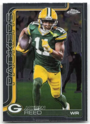 Jayden Reed 2025 Topps Chrome Green Bay Packers
