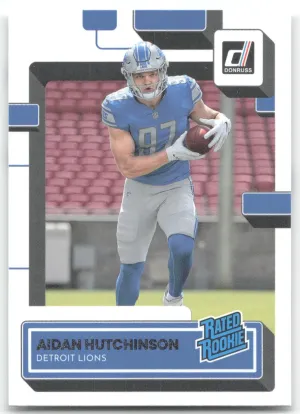 Aidan Hutchinson Rookie 2022 Donruss Detroit Lions
