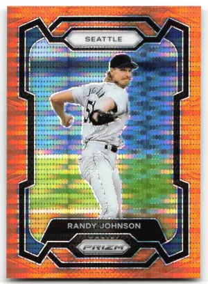 Randy Johnson 2024 Panini Prizm Orange Pulsar Prizms #/399 Seattle Mariners