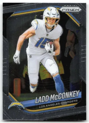 Ladd McConkey 2025 Panini Prizm Los Angeles Chargers