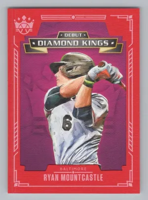 Ryan Mountcastle 2021 Panini Diamond Kings Debut Diamond Kings Red Frame