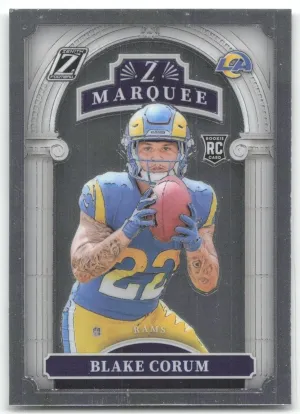 Blake Corum Rookie 2024 Panini Zenith Z Marquee Los Angeles Rams