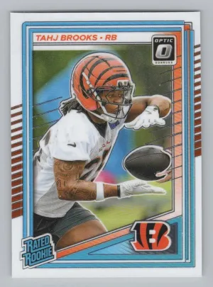 Tahj Brooks RC 2025 Donruss Optic Cincinnati Bengals