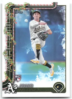 Jacob Wilson 2025 Topps Holiday Athletics