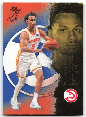Dyson Daniels 2025-26 Topps Signature Class Blue & Orange Atlanta Hawks