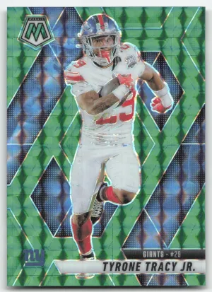 Tyrone Tracy Jr. 2025 Panini Mosaic Mosaic Green Giants