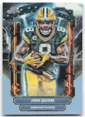 Josh Jacobs 2025 Topps Chrome Cosmic Extraterrestrial Talent Green Bay Packers