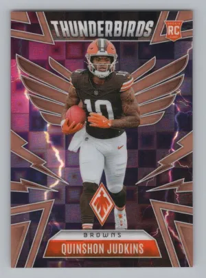 Quinshon Judkins Rookie 2025 Phoenix Thunderbirds Bronze Pandora Prizm #/125