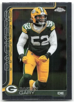 Rashan Gary 2025 Topps Chrome Green Bay Packers