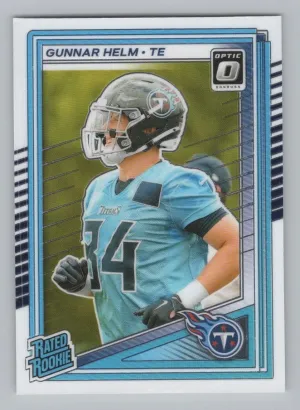 Gunnar Helm RC 2025 Donruss Optic Tennessee Titans
