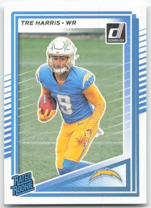 Tre Harris Rookie 2025 Donruss Los Angeles Chargers