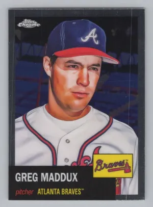 Greg Maddux 2022 Topps Chrome Platinum Anniversary Atlanta Braves
