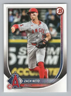 Zach Neto 2025 Bowman Los Angeles Angels
