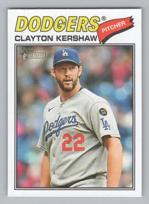 Clayton Kershaw 2026 Topps Heritage Los Angeles Dodgers