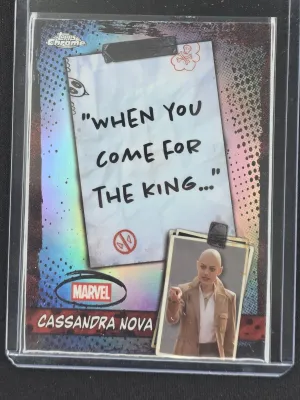 Cassandra Nova 2025 Topps Chrome Marvel Deadpool Well, You Got Nothing To Say