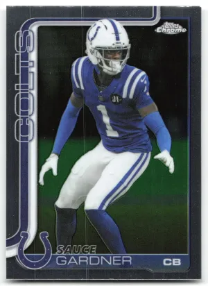 Sauce Gardner 2025 Topps Chrome Indianapolis Colts