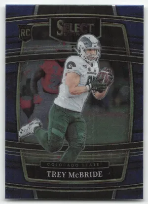 Trey McBride RC 2022 Panini Select Draft Picks Rams