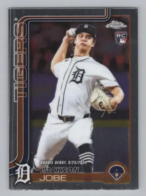 Jackson Jobe RC 2025 Topps Chrome Update Tigers