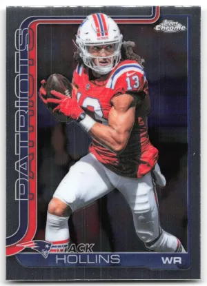 Mack Hollins 2025 Topps Chrome New England Patriots