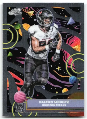 Dalton Schultz 2025 Topps Chrome Cosmic Houston Texans